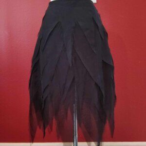 Moschino Sheer Vintage Tiered Skirt   Italian size 42 / US size 8